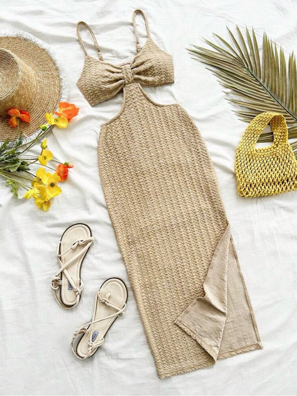 Knit Cutout Maxi Dress